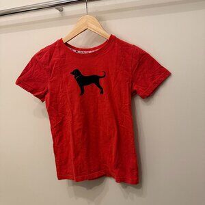 The Black Dog | Classic T-Shirt | Kids Medium RED